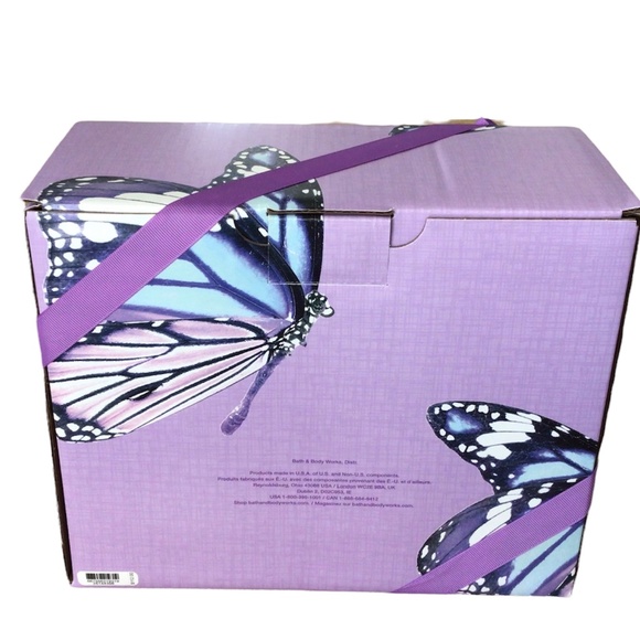 Bath & Body Works One Of A Kind Set Butterfly + Bubbly Rose New - Picture 3 of 7